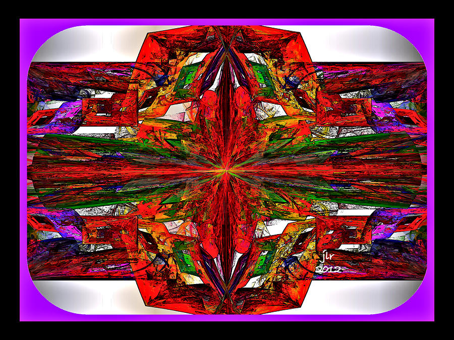 Fractal Digital Art - Cartoon Chaos by Janet Russell Fractal Digital Art - Cartoon Chaos by Janet Russell