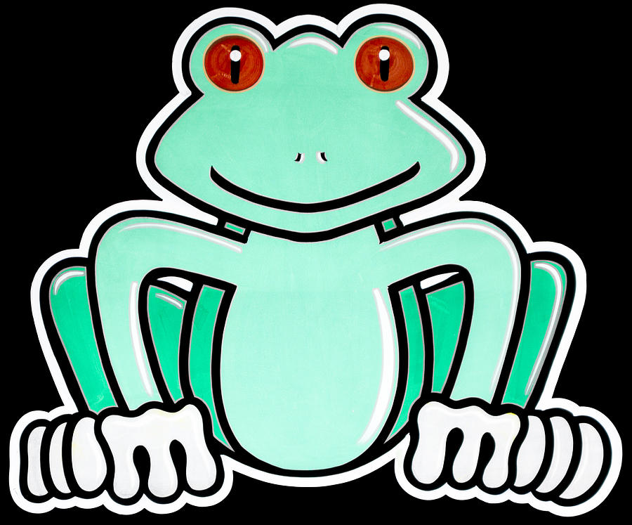 Cartoon Frog Digital Art by Photographic Art by Russel Ray Photos