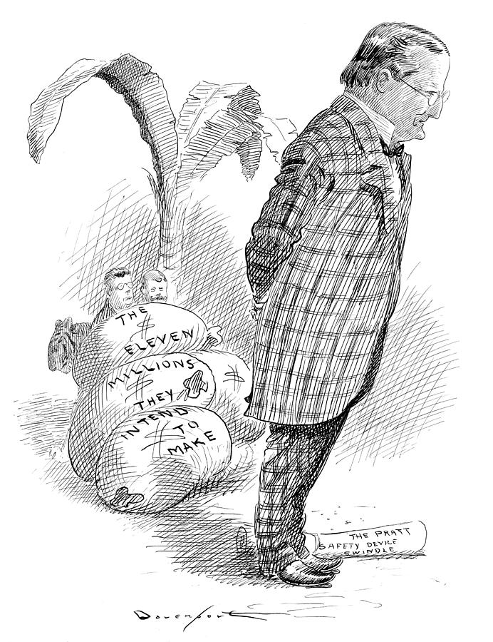 Cartoon Tammany Hall Drawing by Granger