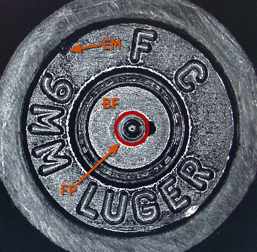 Cartridge Case, Forensics, 2012 Photograph by NIST/Science Source