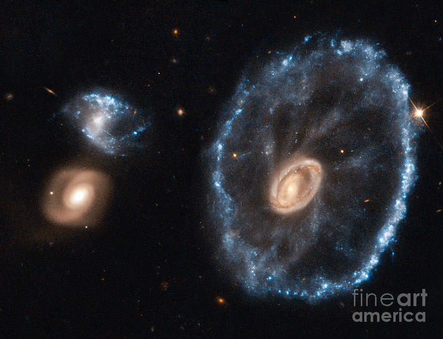 Cartwheel Galaxy Photograph by Science Source