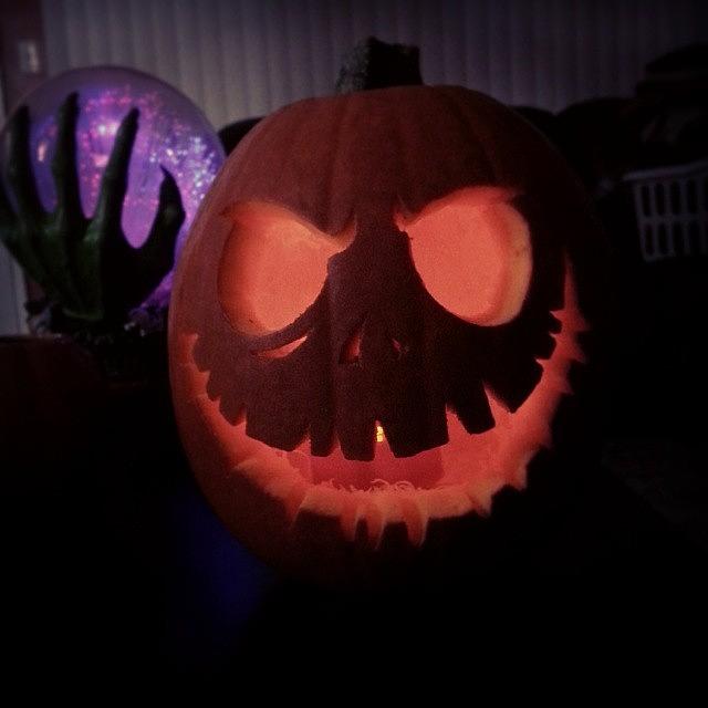 Halloween Photograph - Carved My First Pumpkin This Year! My by Ashley Sanchez