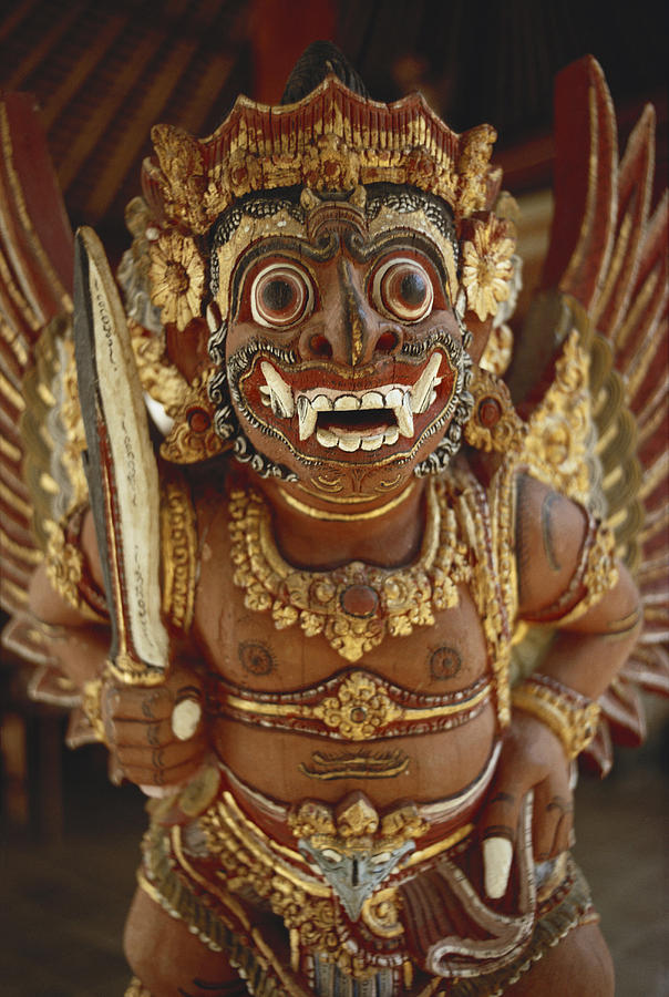 Carving Of Garuda Photograph by Jack Fields