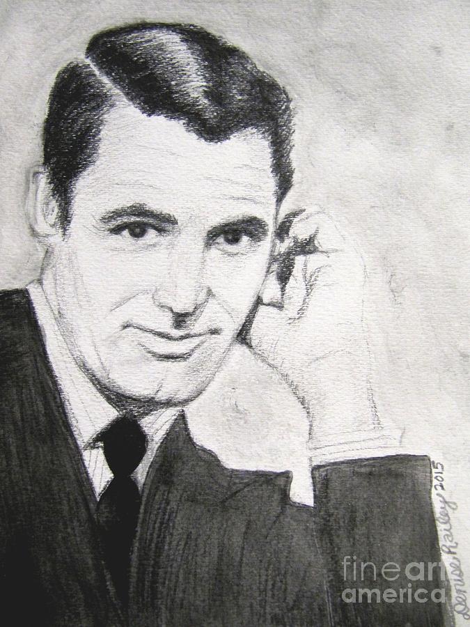 Cary Grant Painting by Denise Railey