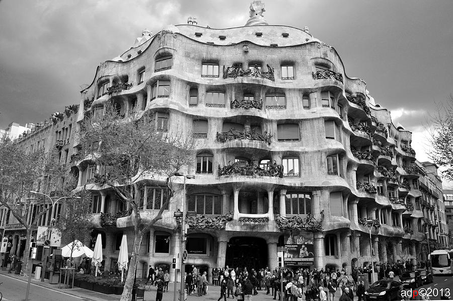 Casa Mila Photograph by Andrew Dinh