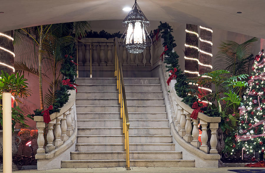 Casa Monica Stairs Photograph by Kenneth Albin