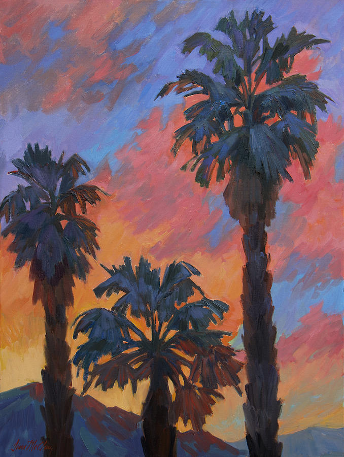 Casa Tecate Sunrise Painting by Diane McClary