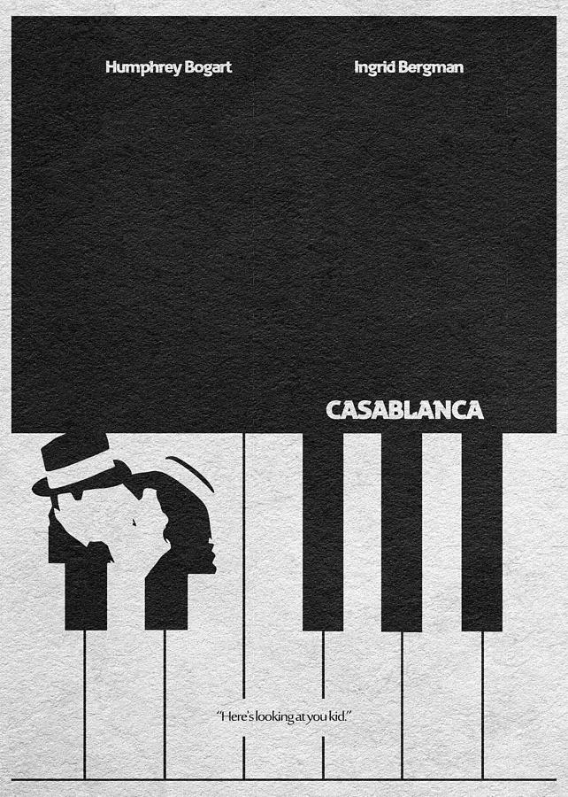 Casablanca Movie Digital Art - Casablanca by Inspirowl Design