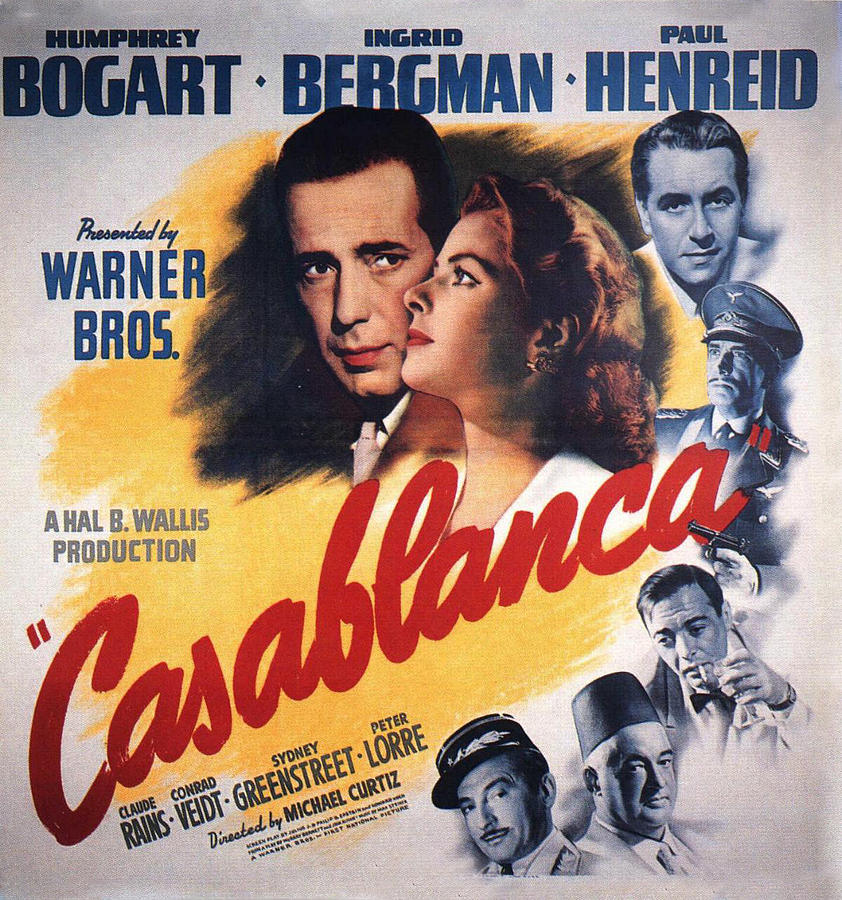 Casablanca Movie Digital Art - Casablanca in Color by Georgia Clare