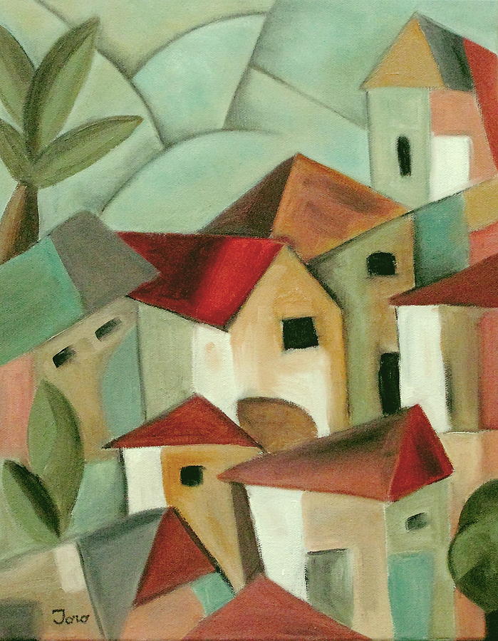Casas I Painting by Trish Toro