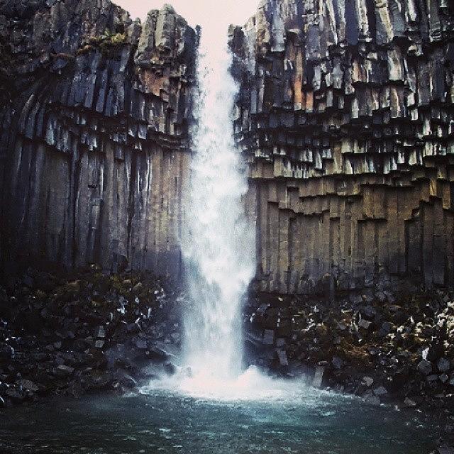Waterfall Photograph - #cascadas #water #waterfalls #iceland by Neli Garcia