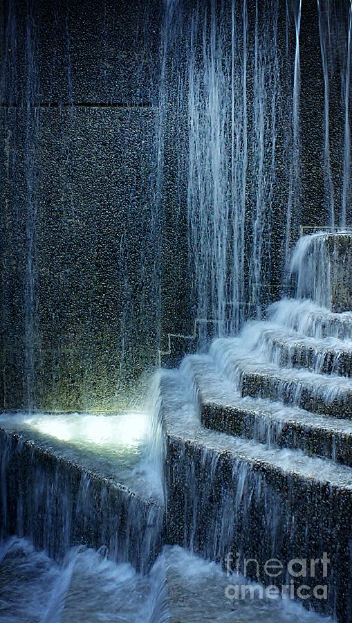 Cascade Fountain Photograph by Lilliana Mendez