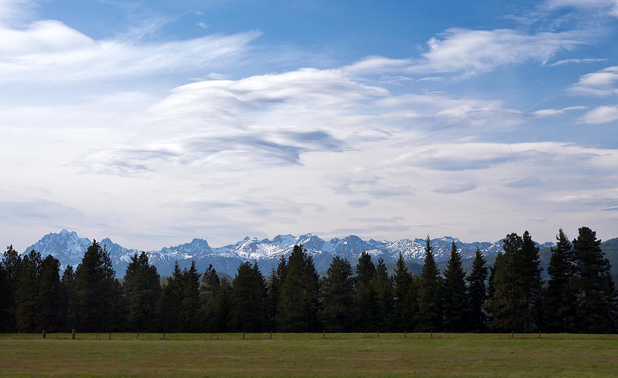 Mountain Photograph - Cascade Mountain Range by Michael  Ayers