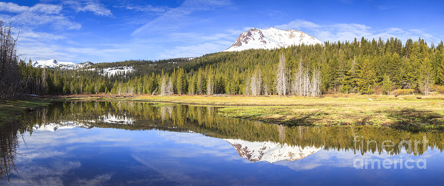 Cascade mountain reflections Photograph by Ken Brown