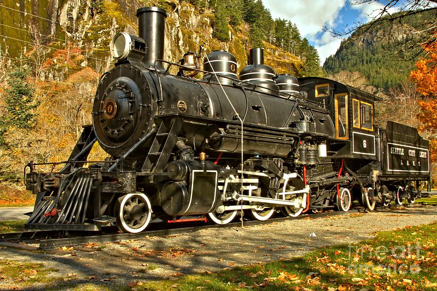 Cascade Mountain Train Photograph by Adam Jewell