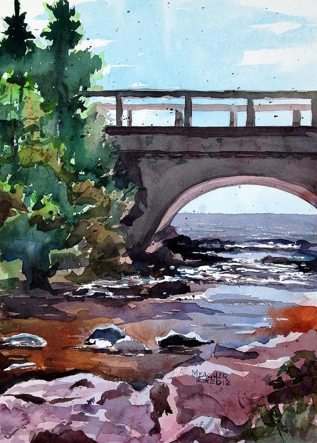 Bridge Painting - Cascade River Bridge by Spencer Meagher