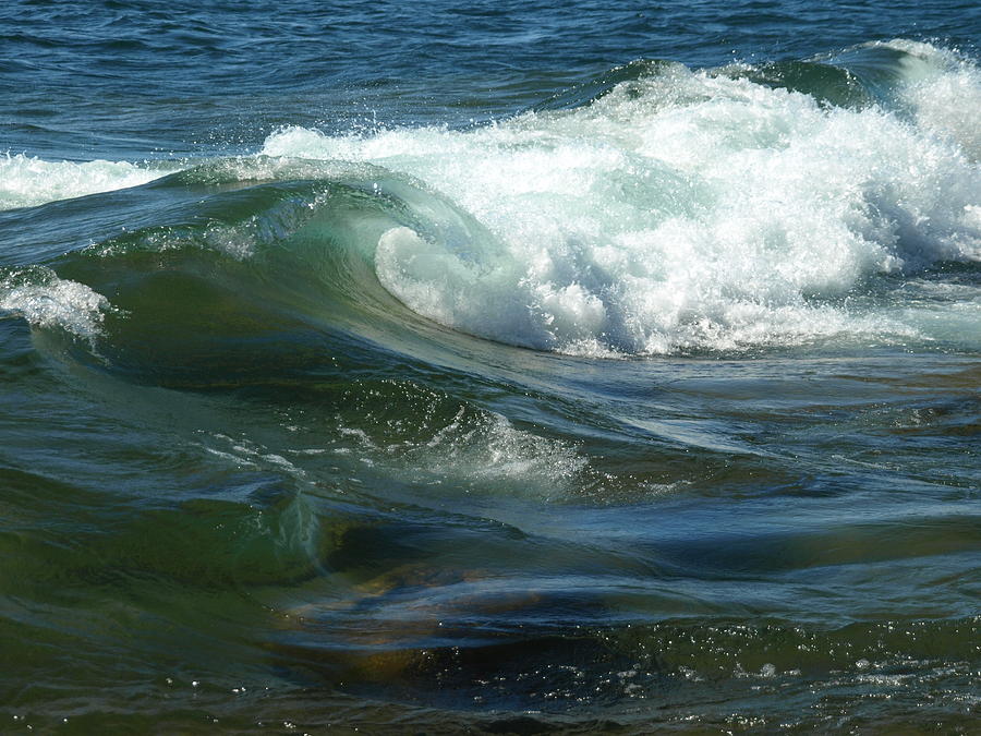 Cascade Wave Photograph by James Peterson