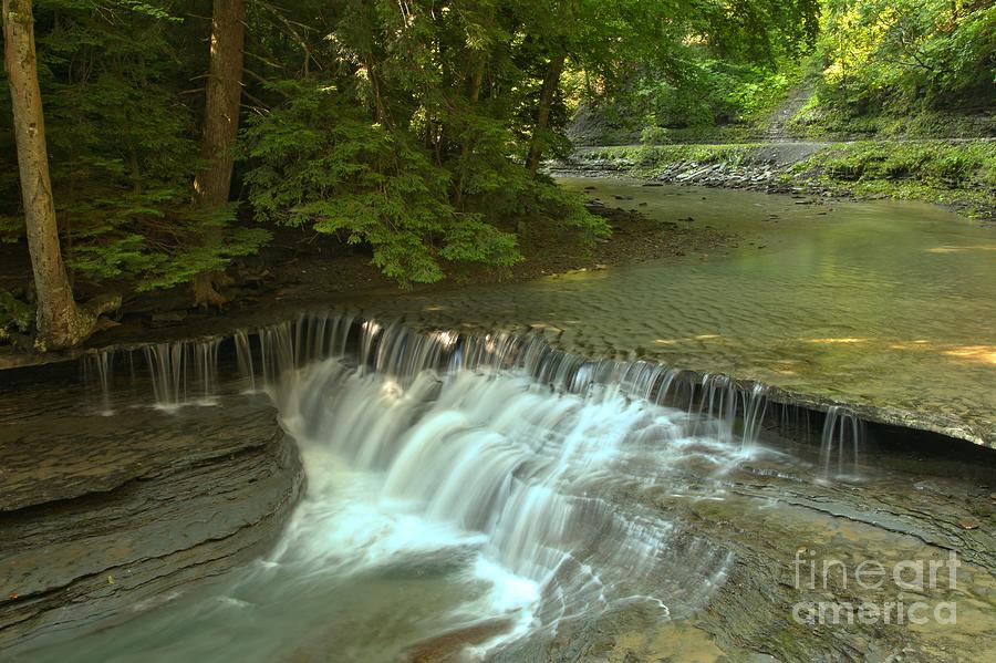 Cascades In Stony Brook Gorge Photograph by Adam Jewell