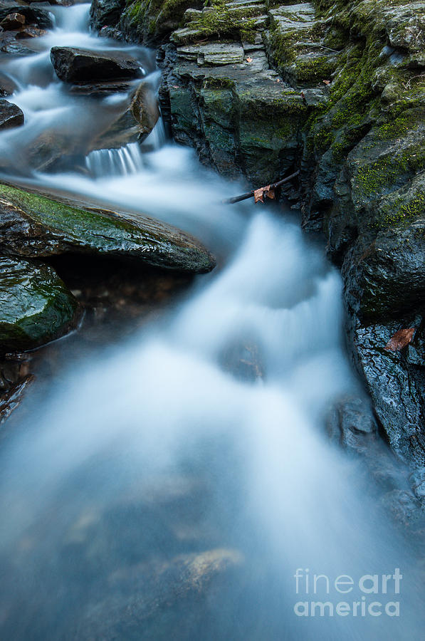 Cascades - Spruce Brook Twilight Photograph by JG Coleman