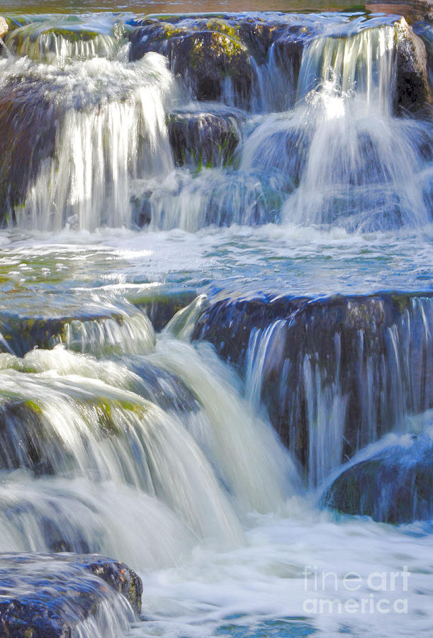 Cascading Waters Photograph by Deb Halloran
