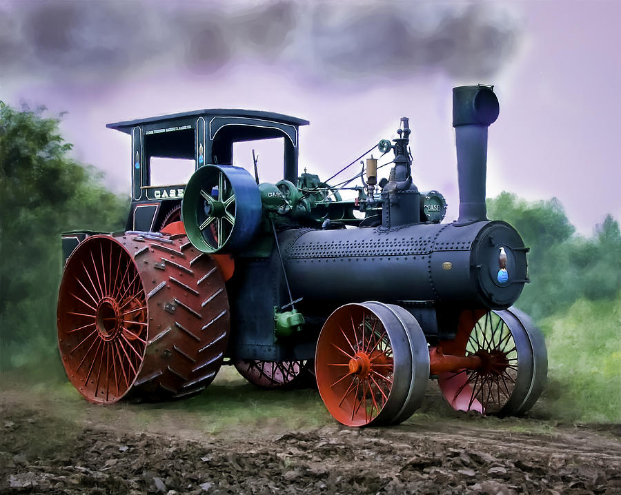 Case 110hp Steam Tractor Photograph by F Leblanc