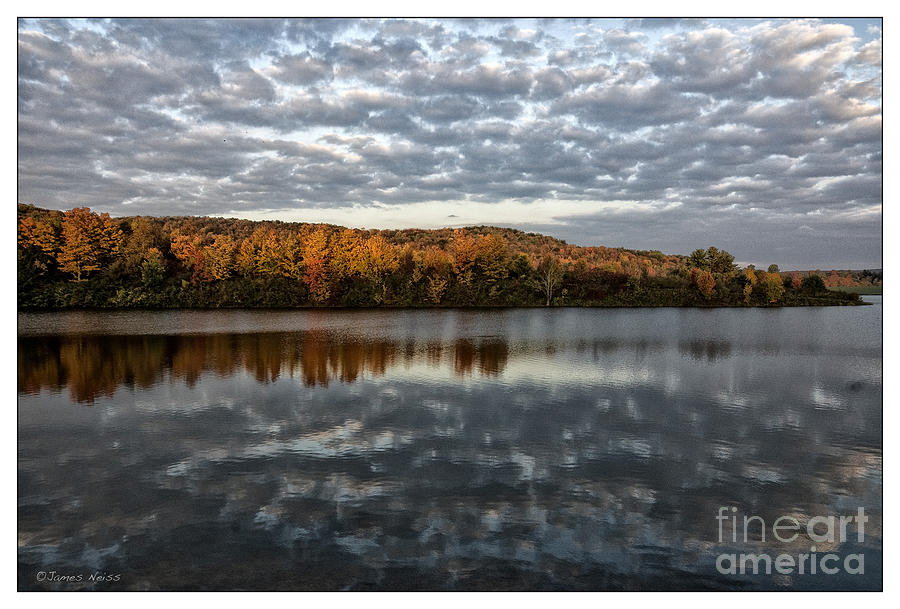 Case Lake Marching Clouds Photograph by James Neiss - Fine Art America