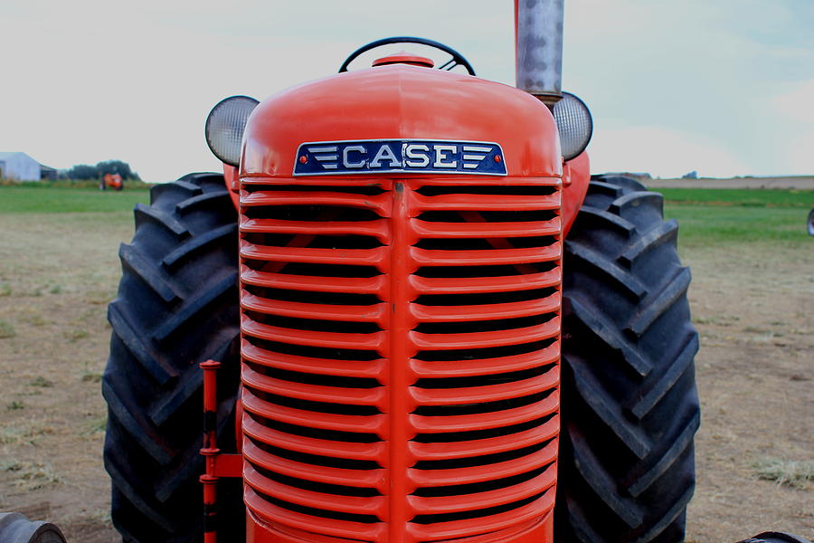 Case Tractor Grille Photograph by Trent Mallett