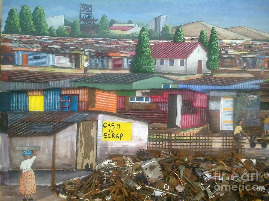 Cash 4 scrap Painting by Mbhekiseni Banda - Fine Art America