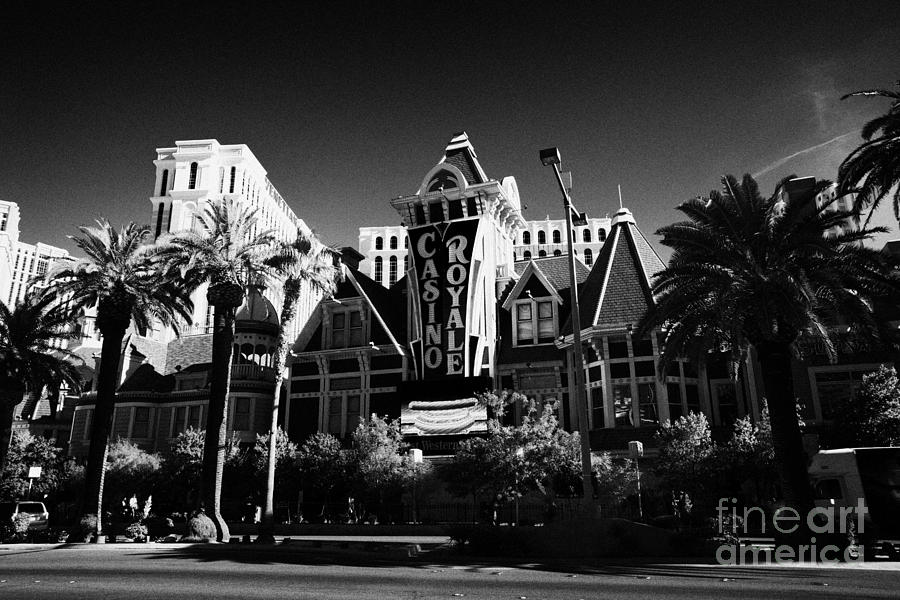 Las Vegas Photograph - casino royale hotel and casino Las Vegas Nevada USA by Joe Fox
