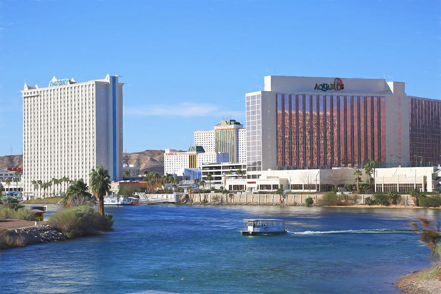 Landscape Photograph - Casinos Along the Colorado River by Donna Kennedy