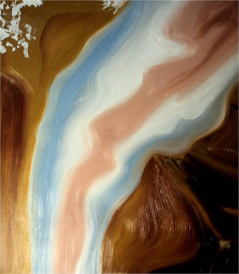 Caspian Sea Painting - Caspian Salt Marsh by Danielle Valdes Jimenez
