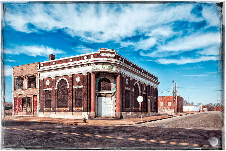 Cass Avenue Bank Photograph by Robert FERD Frank