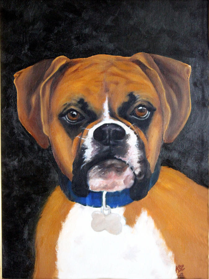 Cassius Painting by Karen Coggeshall