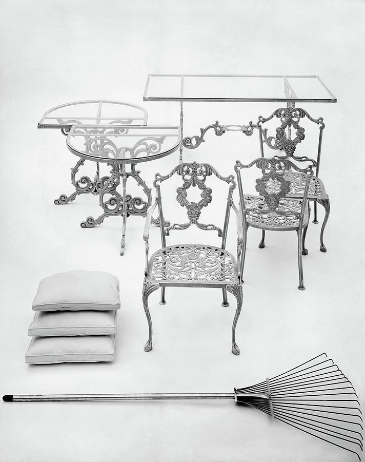 Cast Aluminum Furniture By Molla Photograph by Haanel Cassidy