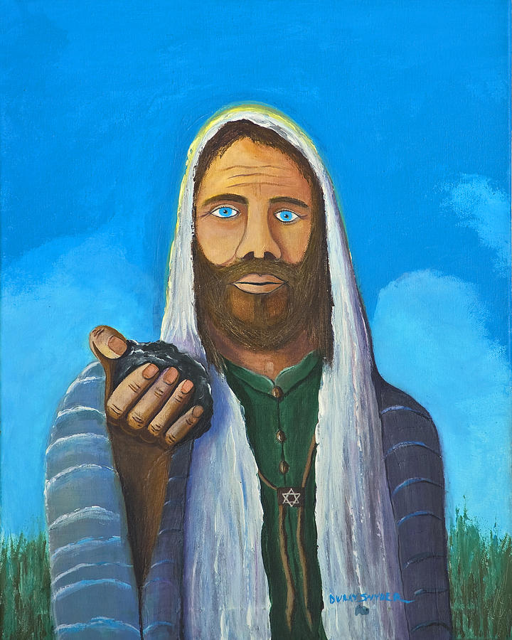 Cast the first Stone Painting by David Snyder Fine Art America