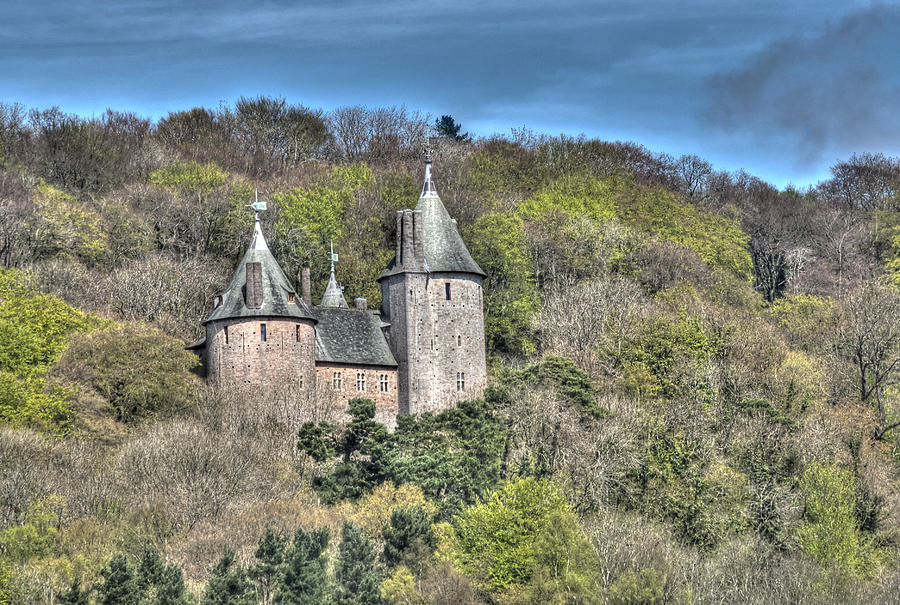 Castell Coch Cardiff Painterly Photograph by Steve Purnell