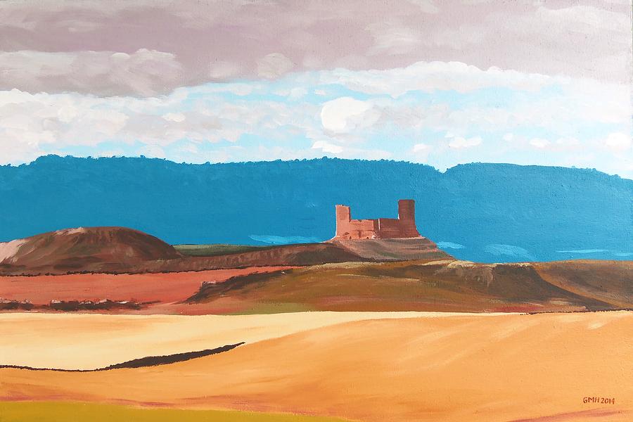 Castle Painting - Castillo de Montuenga by Glenn Harden