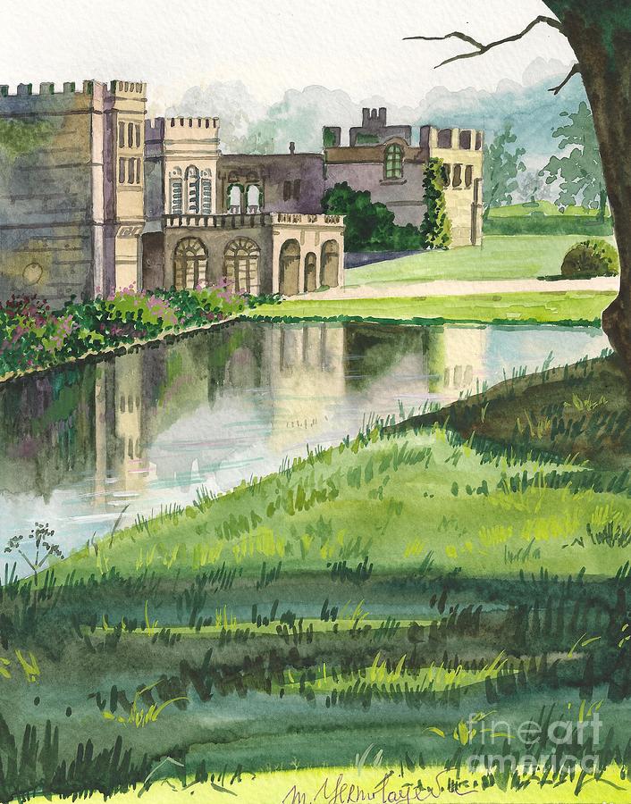 Castle and the Moat Painting by Margaryta Yermolayeva