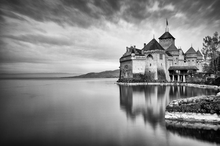 Castle at the lake Photograph by Dominique Dubied