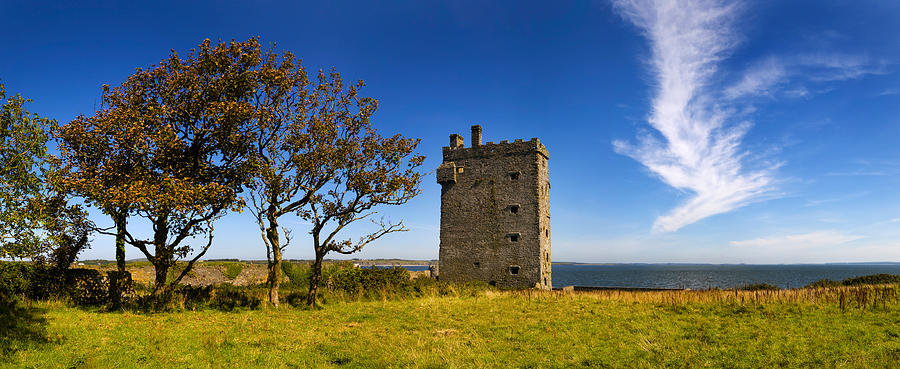 Architecture Photograph - Castle At The Riverside, Macmahon by Panoramic Images