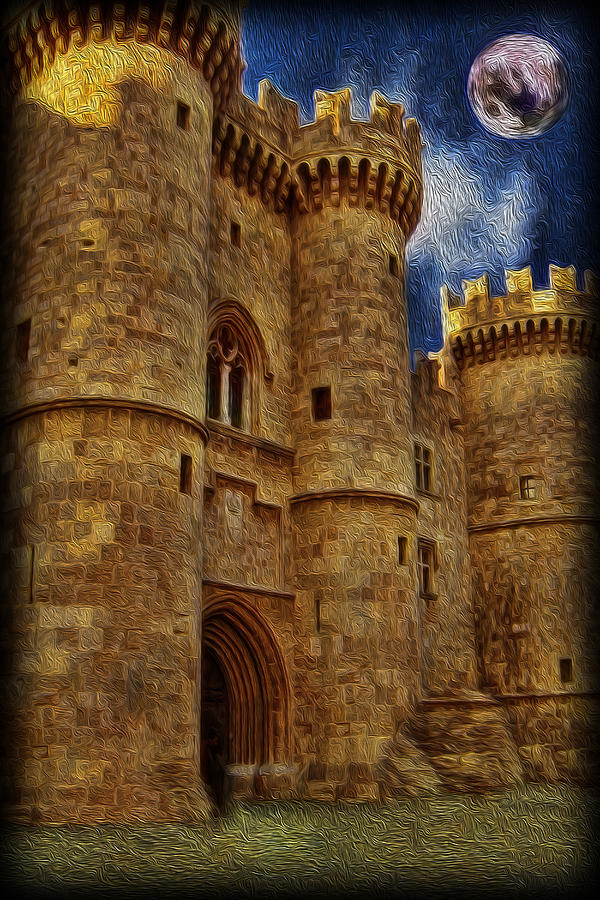 Castle Photograph - Castle by Moonlight by Lee Dos Santos