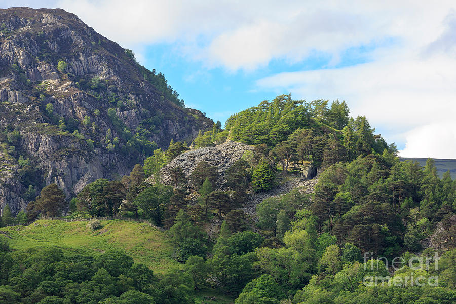 Castle Crag in Borrowdale Photograph by Louise Heusinkveld