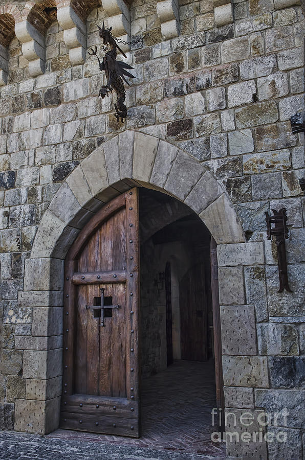 Castle Door Photograph by Judy Wolinsky