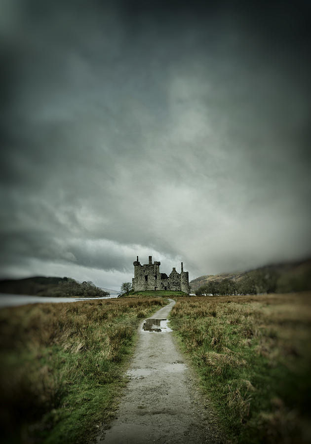 Castle from afar Photograph by Fraser Hetherington - Fine Art America