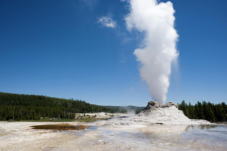 Castle Geyser - Yellowstone National Photograph by Ronhstock Castle Geyser - Yellowstone National Photograph by Ronhstock