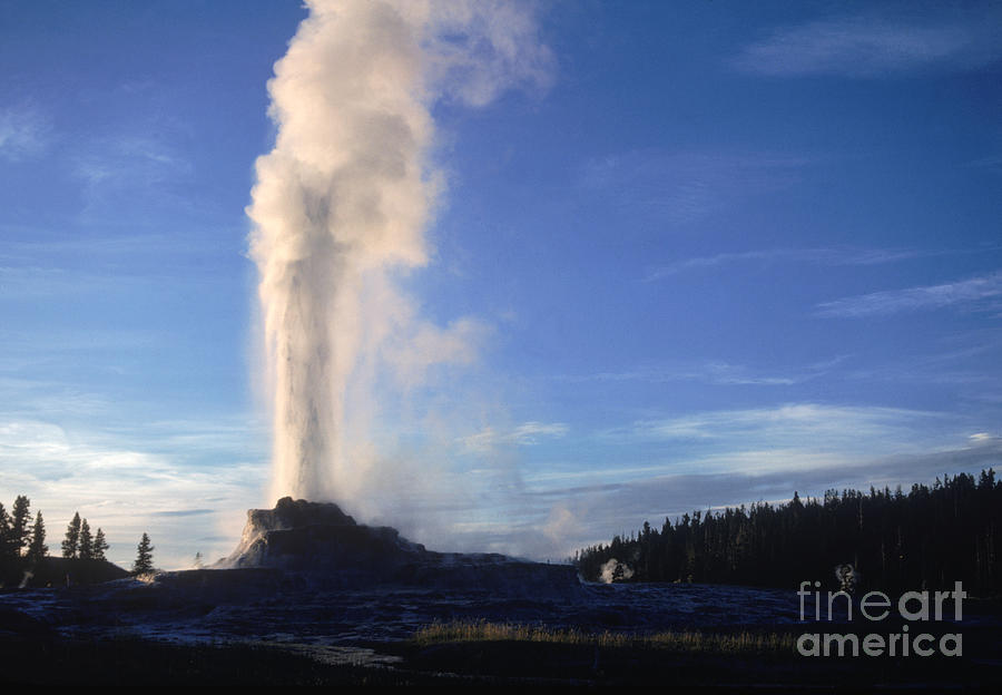Castle Geyser in Yellowstone Photograph by Art Twomey