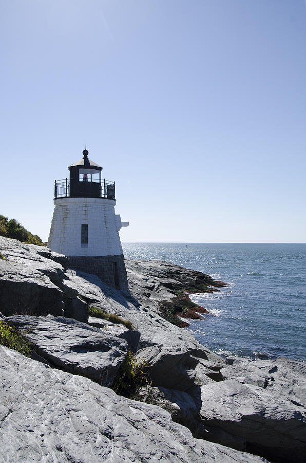 Castle Hill Lighthouse - Newport RI Photograph by Bill Cannon