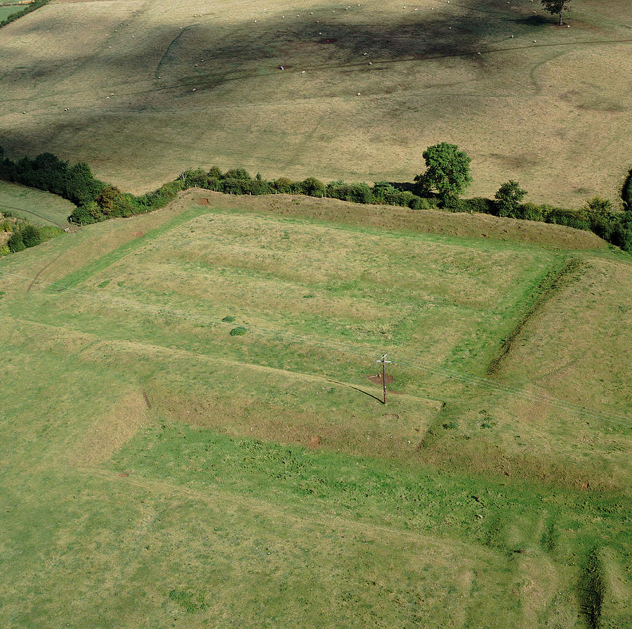Castle Hill Medieval Earthworks Photograph by Skyscan/science Photo Library