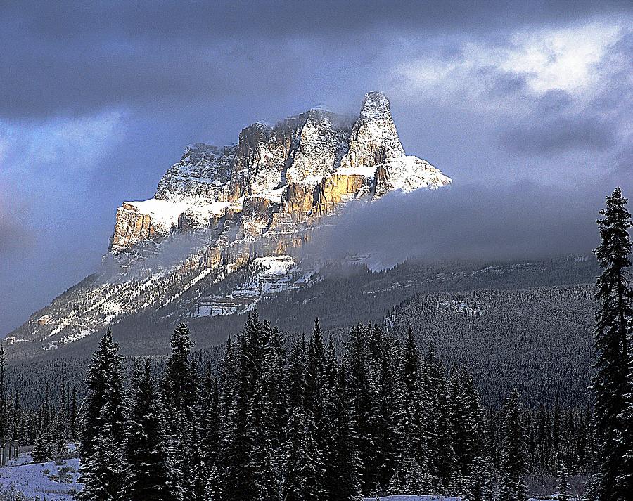 Banff National Park Photograph - Castle In The Clouds by George Cousins