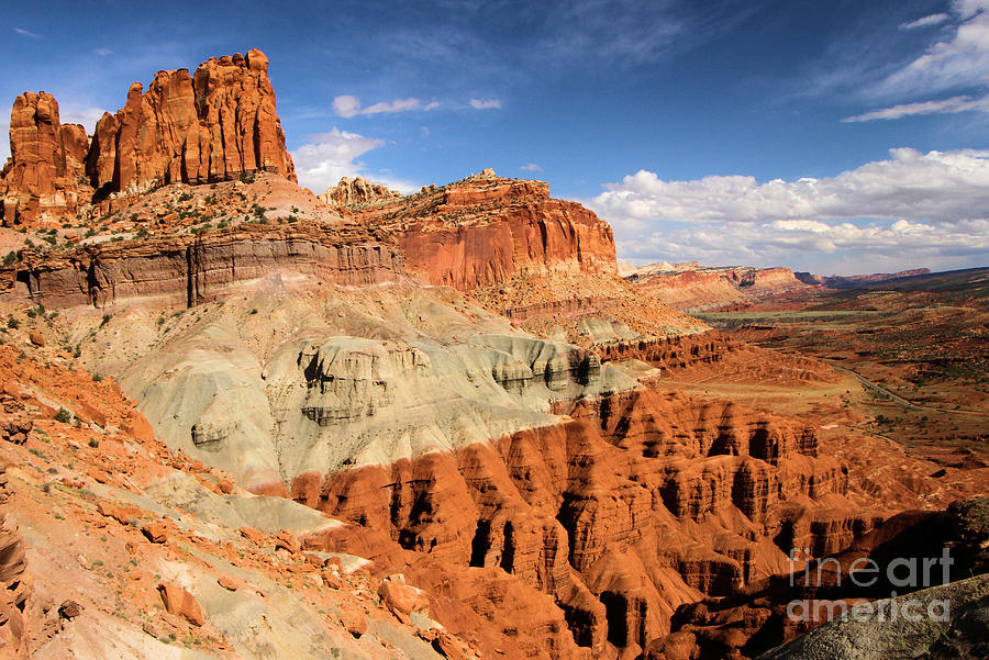 Capitol Reef National Park Photograph - Castle In The Sky by Adam Jewell